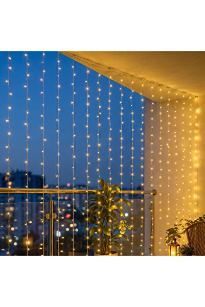 Skygo Ramia Premium | 3x3 M Premium Perde LED - 8 Fonksiyonlu Su Geçirmez İç ...
