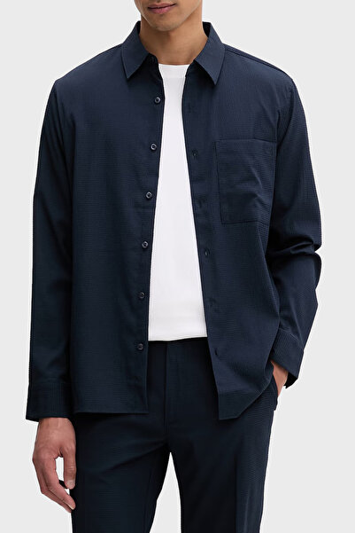 Calvin Klein Regular Fit Göğüs Cepli Gömlek LV04LF108GCEF Erkek GÖMLEK LV04LF...