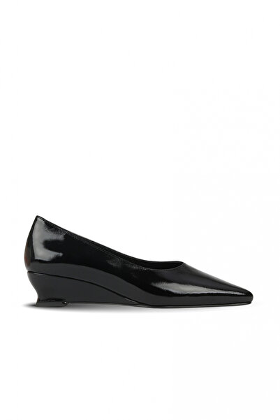 BUENO Black Patent Leather Women's Heeled Shoes