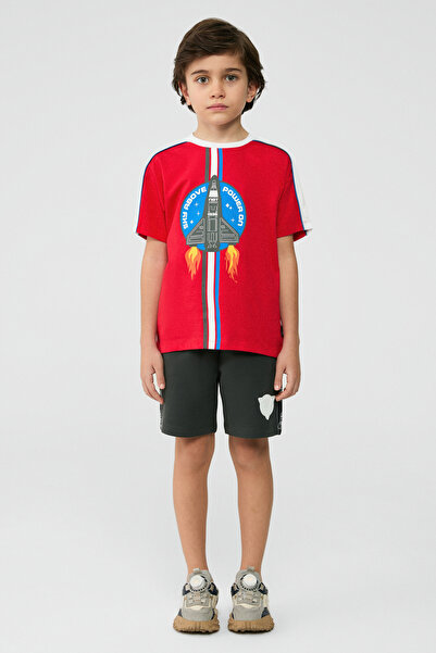 NBT JEANS Boy Red Tshirt