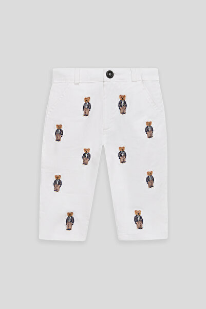 GB Baby Baby Boy White Trousers