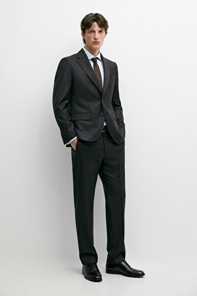 Massimo Dutti %100 soğuk yünlü takım blazer'ı