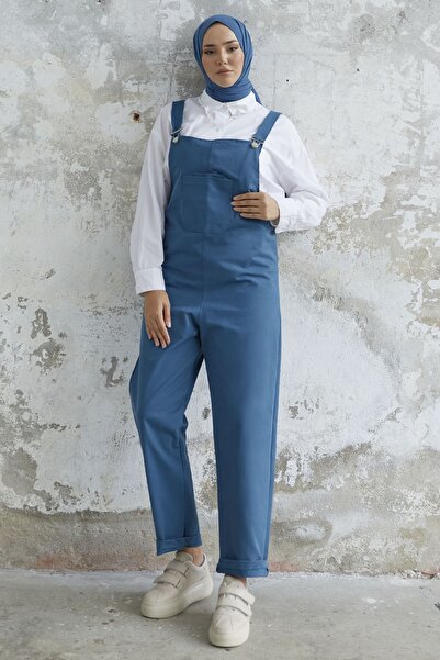 InStyle Renia Wide Leg Blue Salopet
