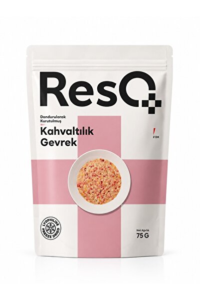 Dondurularak Kurutulmuş Sütlü Kahvaltılık Gevrek - Sadece Su Eklenmesi ile Hazır - Sağlıklı Hazır Yemek - Tek Porsiyon