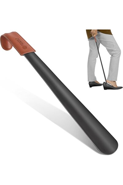 ZOMAKE Extra Long Shoe Horn for Seniors Men,Metal Shoehorn Long handle for Bo...