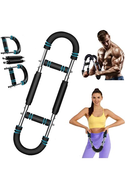 Generic Adjustable Power Twister Bar 80–110lb – Chest & Arm Workout Equipment...