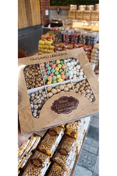 Dündarlar Karışık Tavşanlı Leblebisi Kutulu Hediyelik 6 Çeşit Leblebi (780gr)