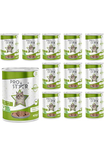 zkra shop Prostar Yetişkin Kedi Kuzulu Pate 400 Gr x 12 adet 1053162