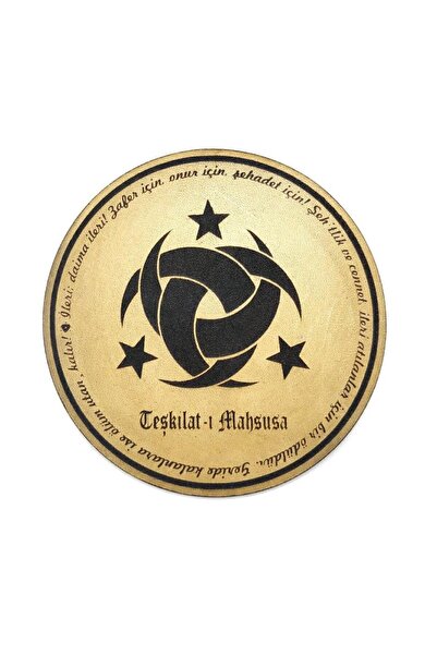 Seyhan Askeri Malzeme TEŞKİLATI MAHSUSA Deri PEÇ - Arma - Askeri Patch