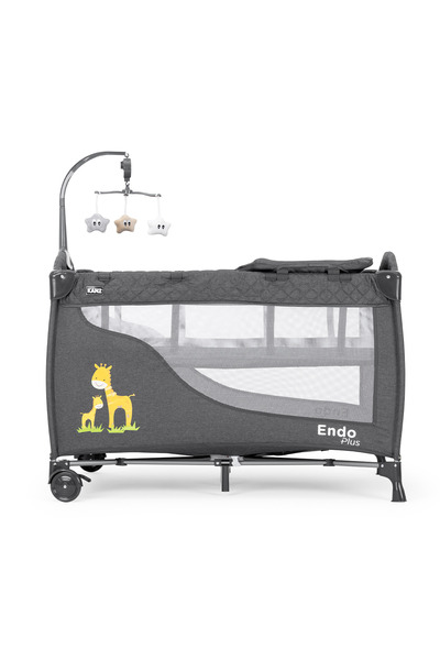 Kanz Endo Plus Park Yatak ve Oyun Parkı Füme 70 x 110
