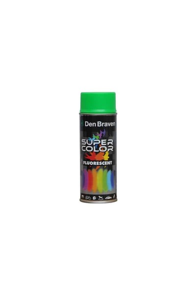 Den Braven Vopsea spray fluorescentă, 400ml, verde / D43940004
