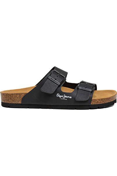 Pepe Jeans μαύρο ανατομικό σανδάλι PLS90638