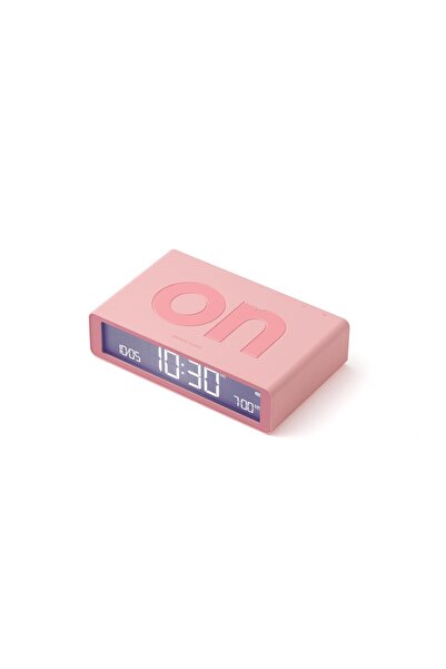 Lexon Flip Klasik Şarj Edilebilir Alarm Saat Pembe