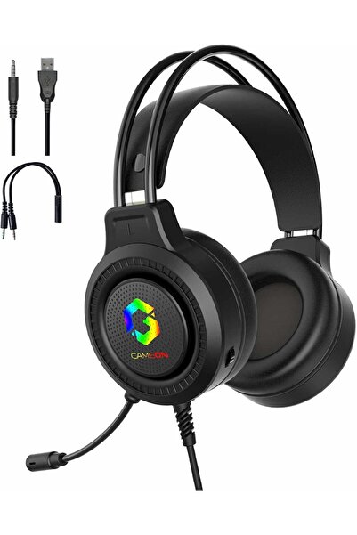 Generic Gaming Headset Shadow Fire RGB Lighting for PS4/PS5/XBOX ONE/PC, USB ...