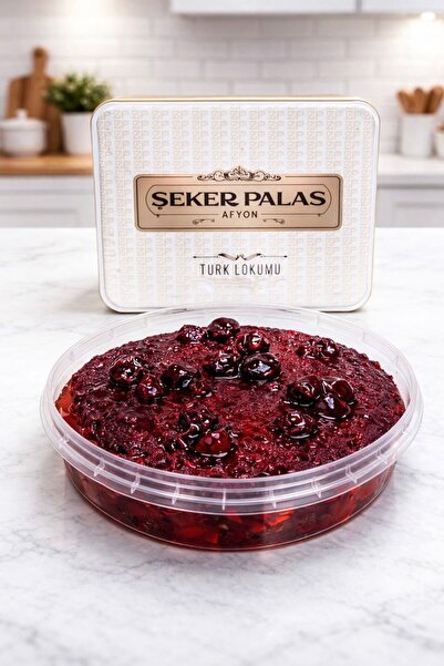 ŞEKER PALAS AFYON Geleneksel Vişneli Afyon Ekmek Kadayıfı 1 kg - Gerçek Vişne...