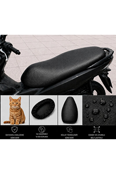 lawrenceshop Husa de protecție pentru șa motocicletei Yamaha YBR 250, imperme...