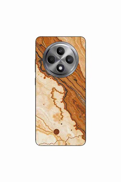 OEM Husa compatibila cu Oppo Reno12 FS Silicon Gel Tpu Model Caramel Marble D...