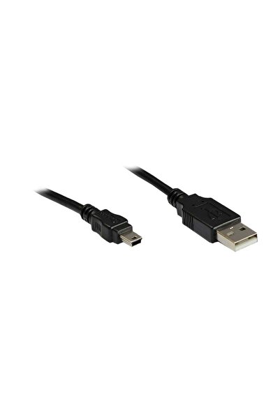 Good Connections Cablu USB 2.0 A-Mini 5 pini schw. 0,3m