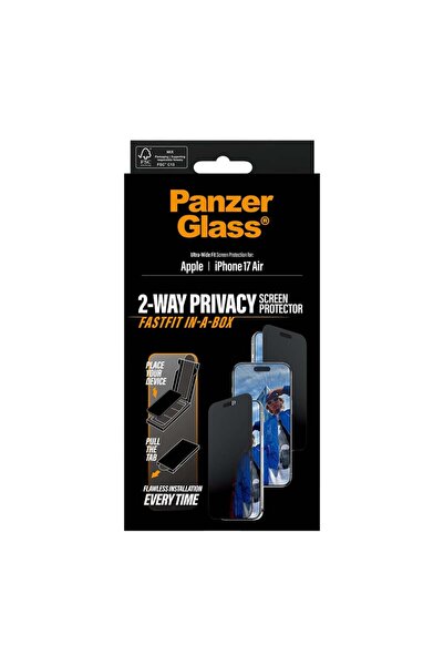 Panzer Glass PanzerGlass Privacy BK Ramă iP 17 Air UWF Fastfit