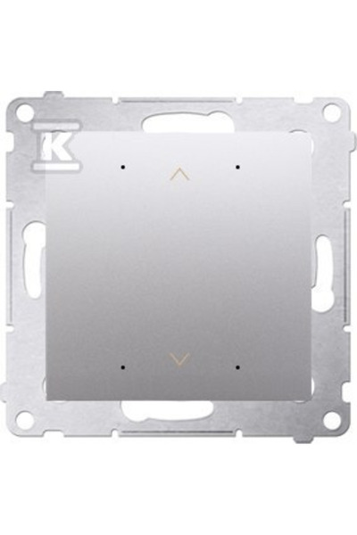 Kontakt-Simon Controler local pentru rulouri, argintiu mat DEZ1L.01/43