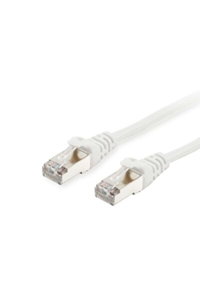 EQUIP Cablu patch Cat6A S/FTP 2xRJ45 25.00m alb LSZH pungă de plastic