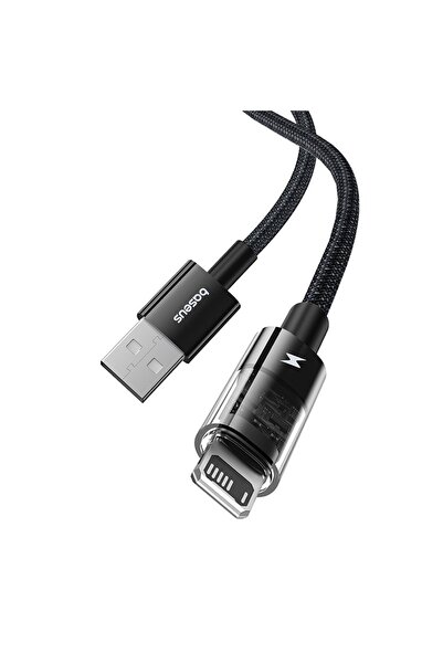 Baseus Cablu USB tip A la iP 2.4A 1m (negru)