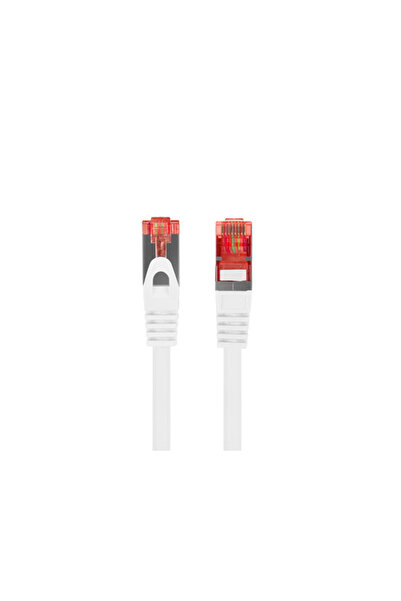 Lanberg PATCHCORD KAT.6 S/FTP LSZH CU 1M BIA≈ÅY FLUKE PASSED