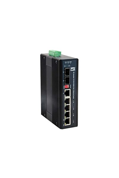 LEVEL ONE LevelOne Industrial PoE+ Switch 4xGE PoE/1xSFP/+160W Metalic