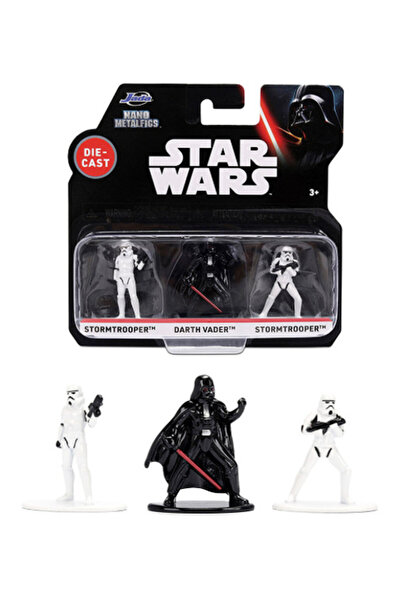 Jada Jafa Star Wars Figurine metalice, pachet de 3, 4cm