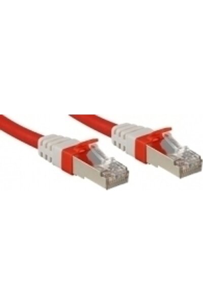 LİNDY Cablu patch Cat6(A) SSTP / S/FTP PIMF roșu 5.00m 10Gbit