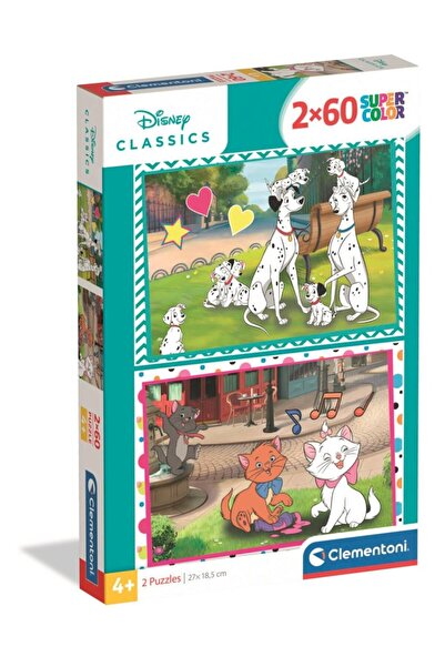 CLEMENTONI Puzzle 2x60 Clasice Disney