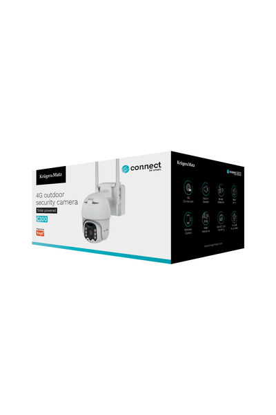 Kruger&Matz Cameră 4G de exterior Connect C100 Solar