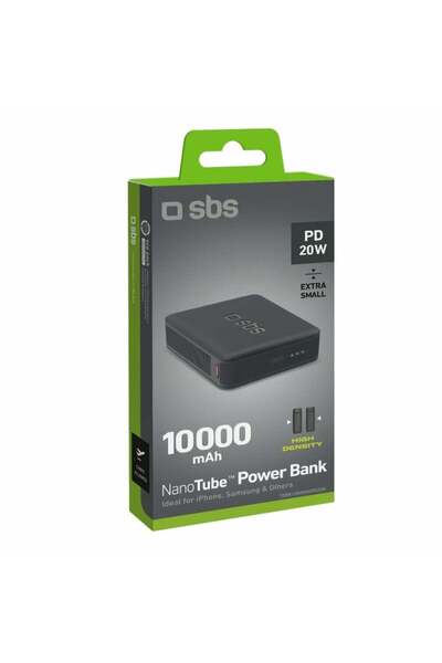 SBS TEBB10000HDPD20K baterie litiu-polimer (LiPo) 10000 mAh Negru