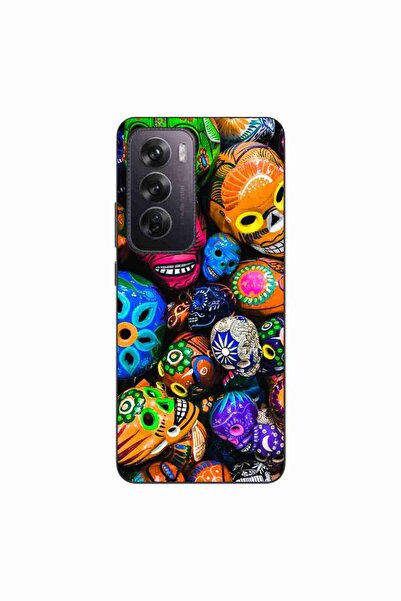 OEM Husa compatibila cu Oppo Reno12 Pro Silicon Gel Tpu Model Halloween Crani...