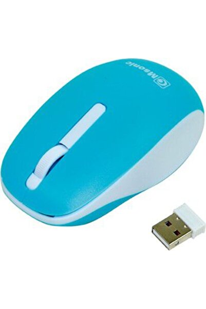 MSONIC Mouse wireless MX707B optic 3 butoane 1000dpi albastru-negru