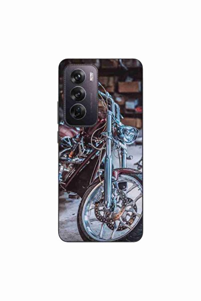 OEM Husa compatibila cu Oppo Reno12 Pro Silicon Gel Tpu Model Harley Garage