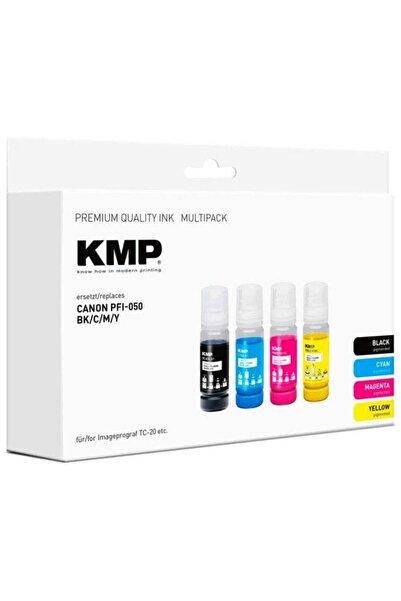 KMP Patrone Canon PFI050 MultiPack B/C/M/Y kompatibel