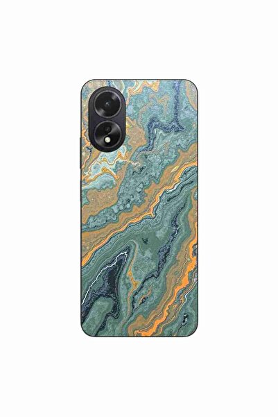 OEM Husa compatibila cu Oppo A38 4G Silicon Gel Tpu Model Forest Flame Marble