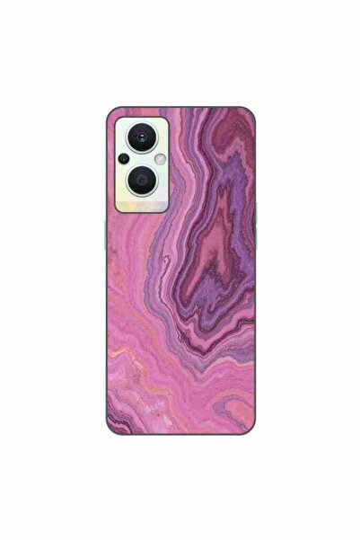 OEM Husa compatibila cu Oppo Reno7 Lite Silicon Gel Tpu Model Pink Quartz Marble