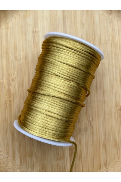 Lorin hobi Floş ip,sıçan kuyruğu 2mm 5 metre GOLD