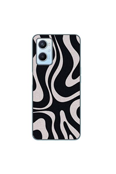 OEM Husa compatibila cu Oppo A96 4G Silicon Gel Tpu Model Monochrome Hypnotic