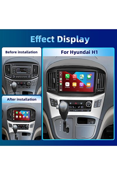 Carplayer شاشة أندرويد لهيونداي H1 موديلات 2016، 2017، 2018، 2019، 2020، 6 جي...