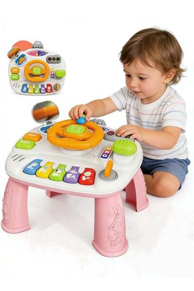 Generic Baby musical toys baby musical activity table toy babies early educat...