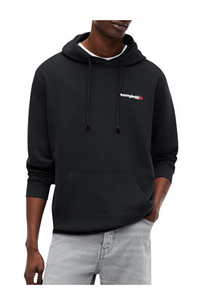 Tommy Hilfiger Ανδρικό Φούτερ Μαύρο Tommy Jeans DM0DM23393-BDS