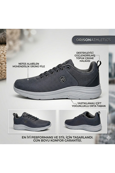 GT Ayakkabı 6 cm Height Increasing Hidden Heel Smoked Men's Sports Shoes Gtbe...