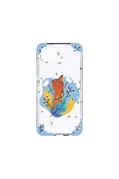 bestcase Husa BestCase¬Æ Clear Silicon 2MM, Compatibila Cu Realme C20, Flower...