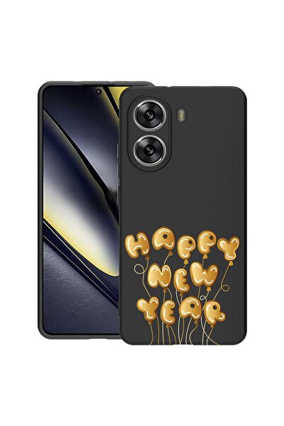 bestcase ¬Æ Husa pentru Poco X7 Pro 5G, Happy New Year, Slim Silicon 0.8MM, A...