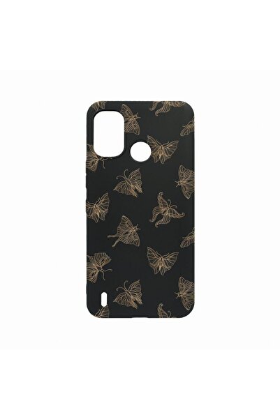 bestcase Θήκη, Συμβατή με Nokia C31, Χρυσή Πεταλούδα, Ανθεκτική στη φθορά, Σε...