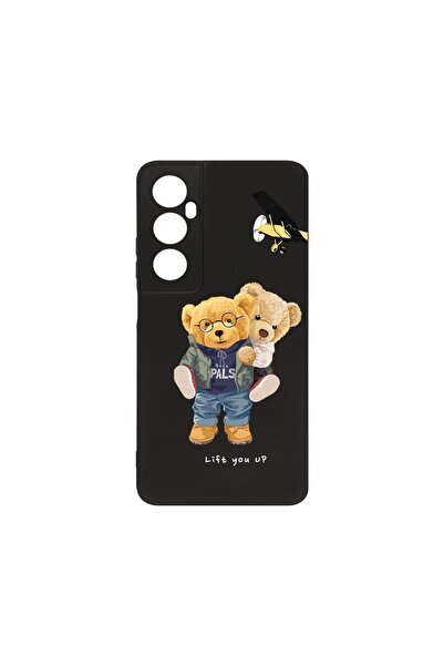 bestcase ¬Æ Husa Slim SIlicon 0.8MM, Compatibila Cu Realme C65, Teddy Bear Li...