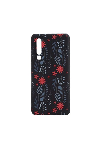 bestcase Husa Huawei P30, Flower nonfigurative, rezistenta la uzura, anti-alu...